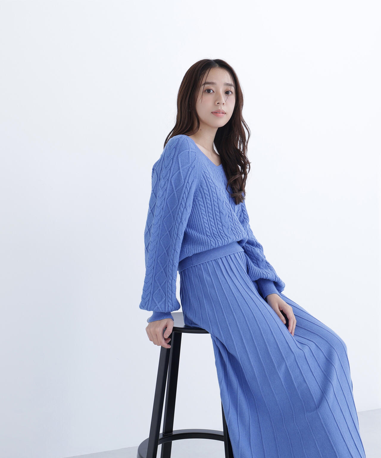 ケーブルニットセットアップ | NATURAL BEAUTY BASIC（ナチュラル