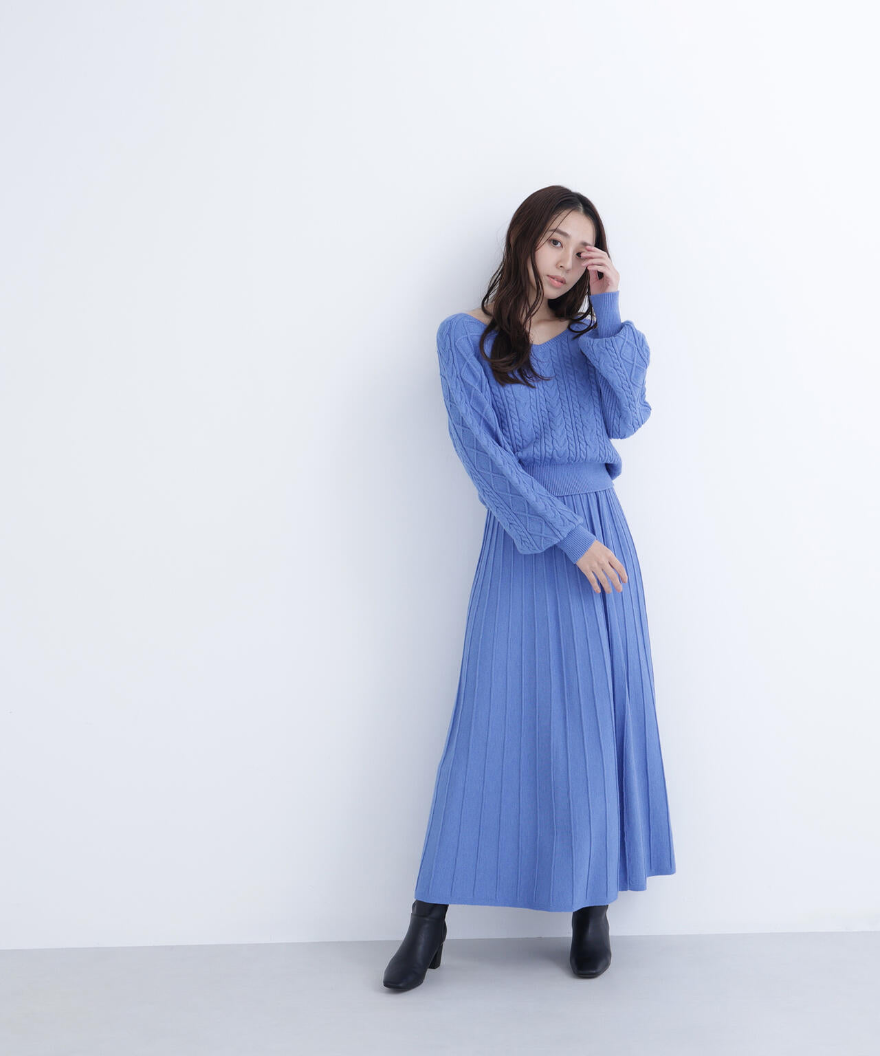 ケーブルニットセットアップ