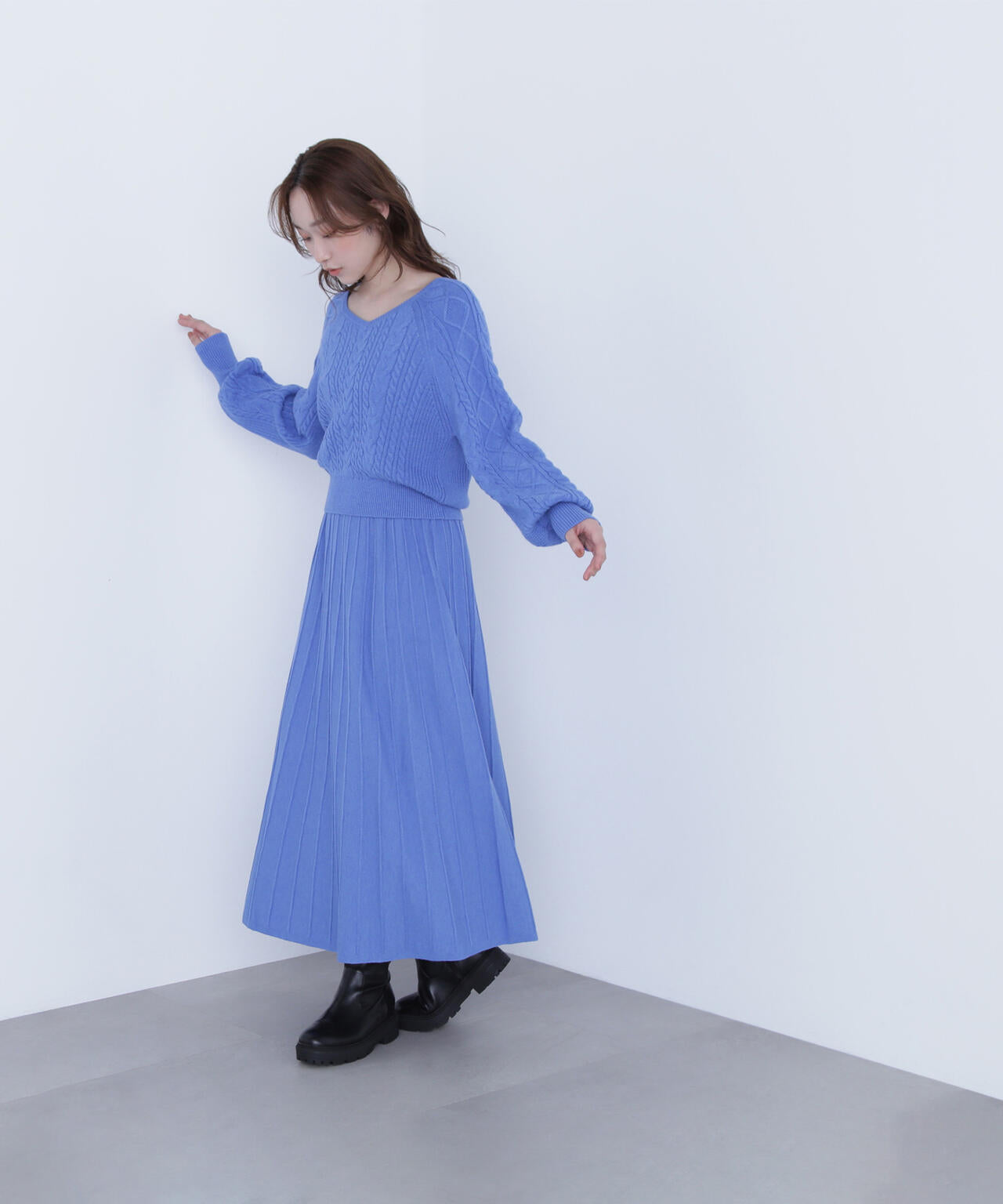 ケーブルニットセットアップ