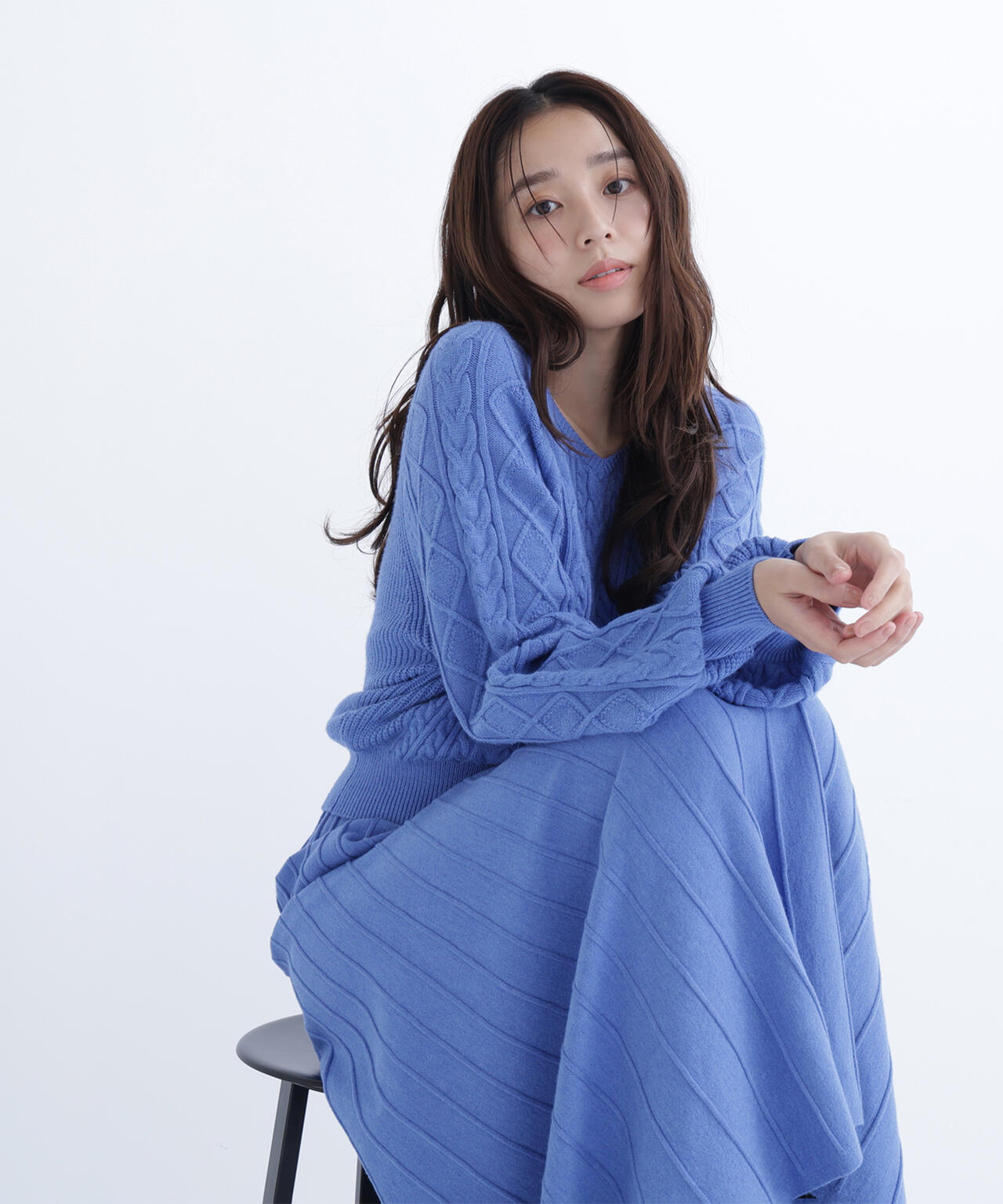 ケーブルニットセットアップ | NATURAL BEAUTY BASIC（ナチュラル