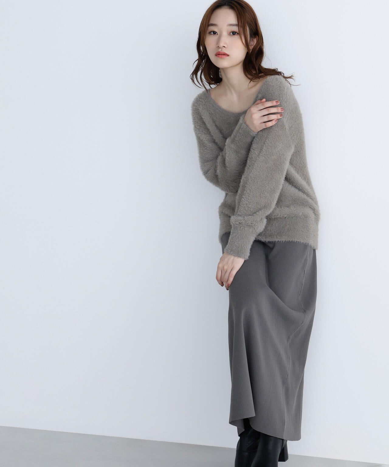 フェザーニットセットアップ | NATURAL BEAUTY BASIC（ナチュラル