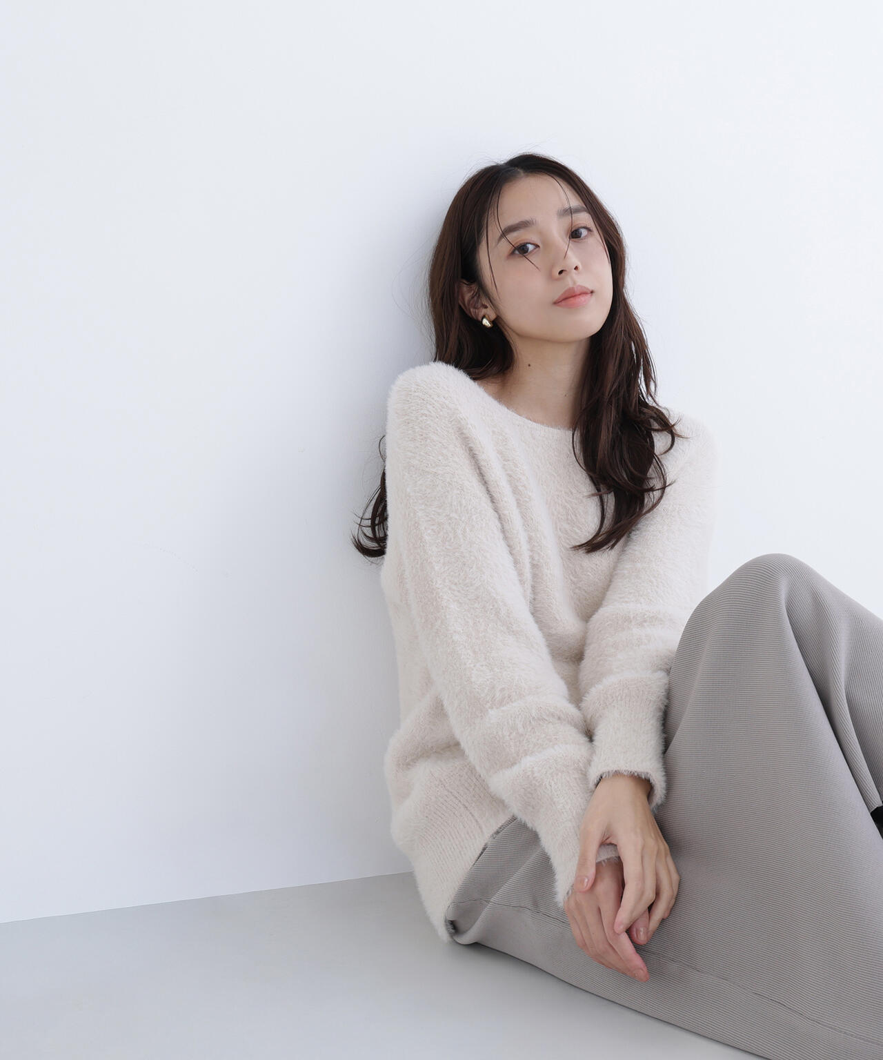 フェザーニットセットアップ | NATURAL BEAUTY BASIC（ナチュラル