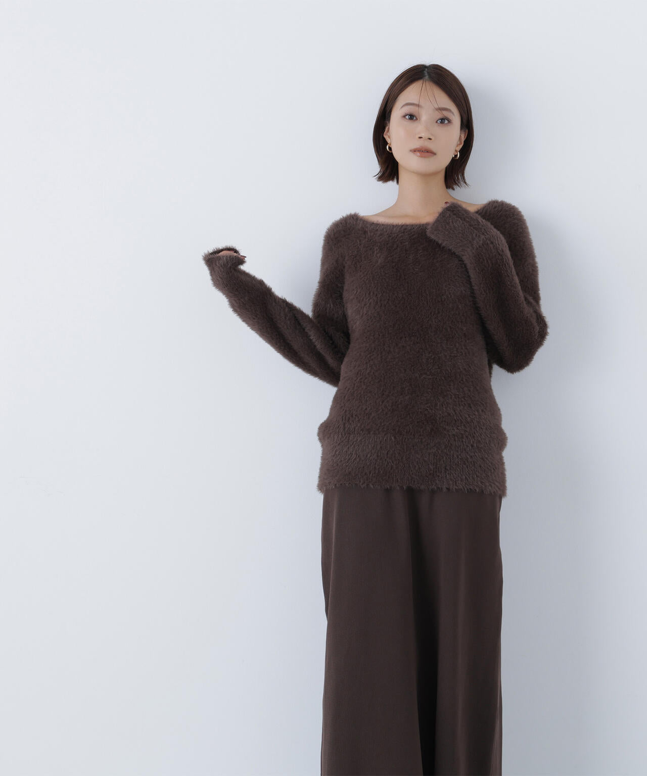 SALE！！ピールコットンニットセット ケーブルニットセットアップ[品番：ADEW0004266]｜ad thie（アドティエ