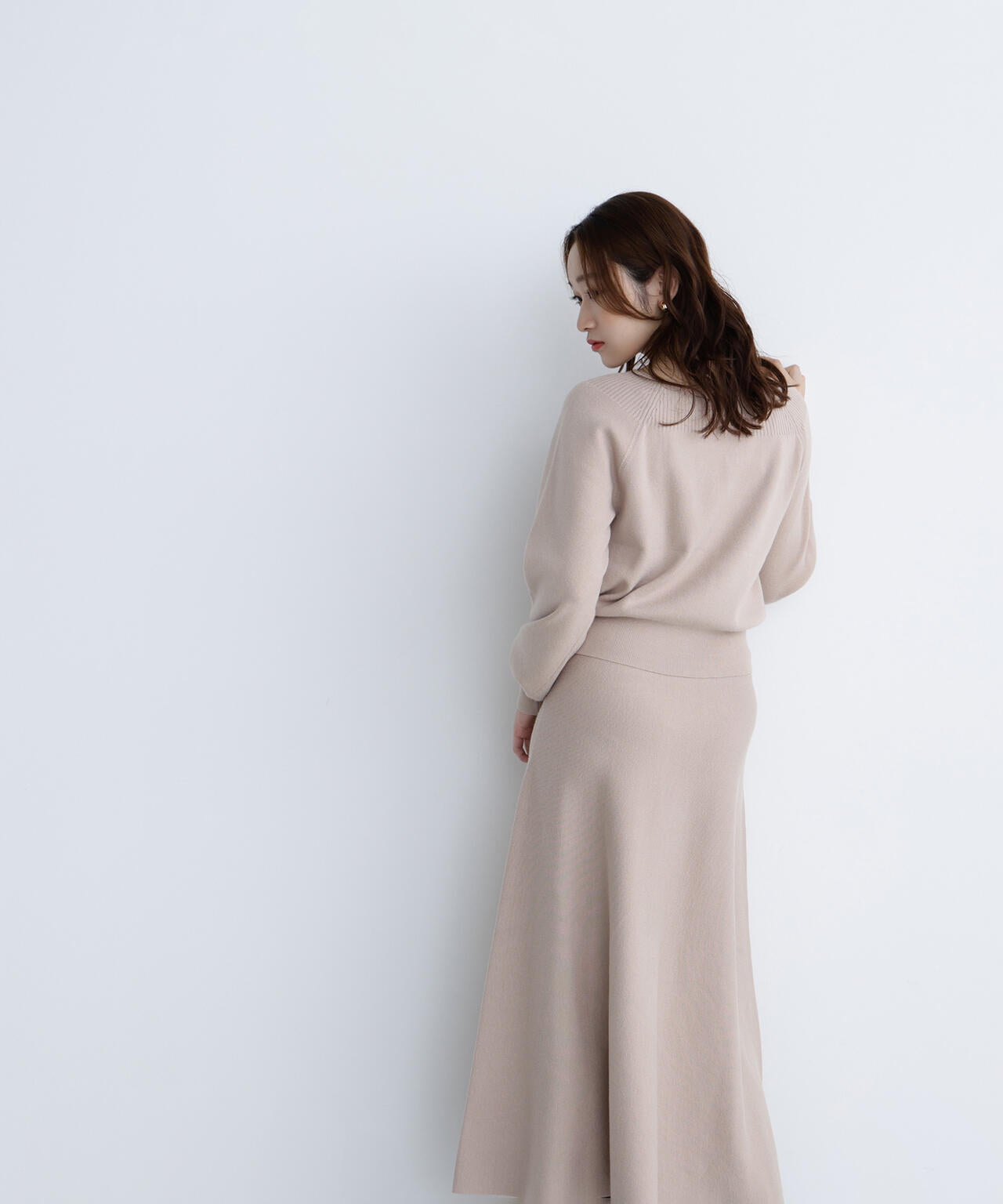 ベロアリボンニットセットアップ | NATURAL BEAUTY BASIC（ナチュラル