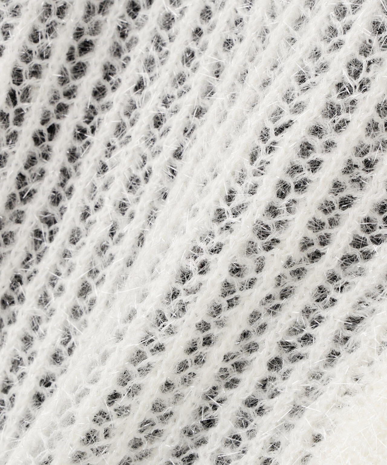 フィルムラメカーデセットニットワンピース