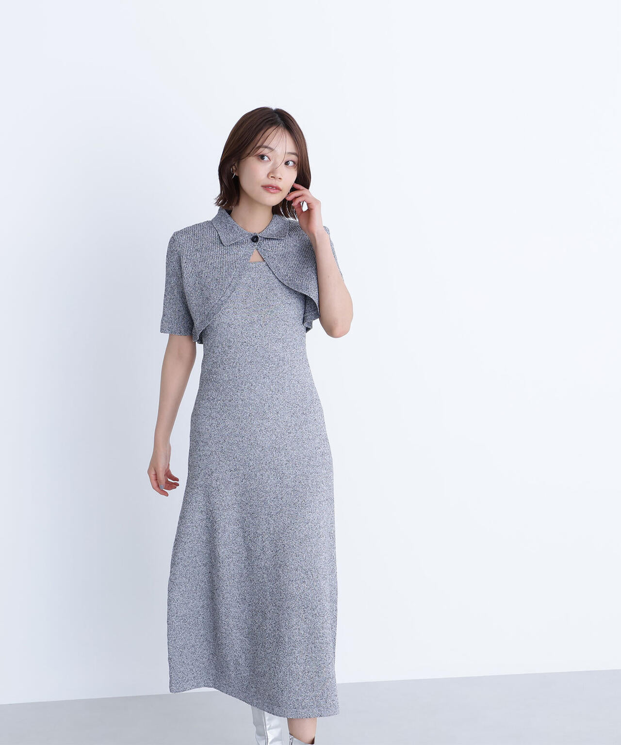 ショートボレロセットニットワンピース | NATURAL BEAUTY BASIC