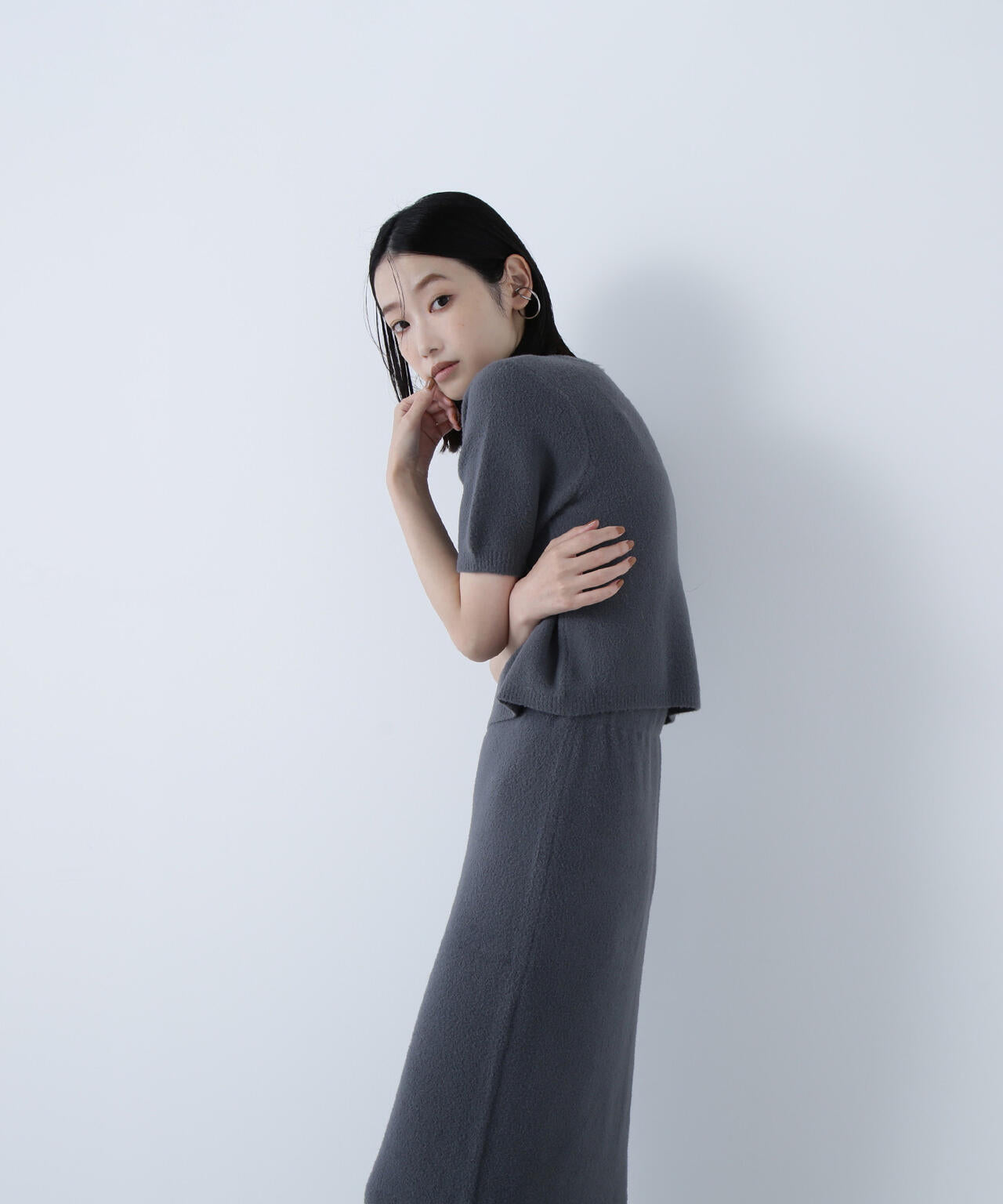 フェザーニットセットアップ