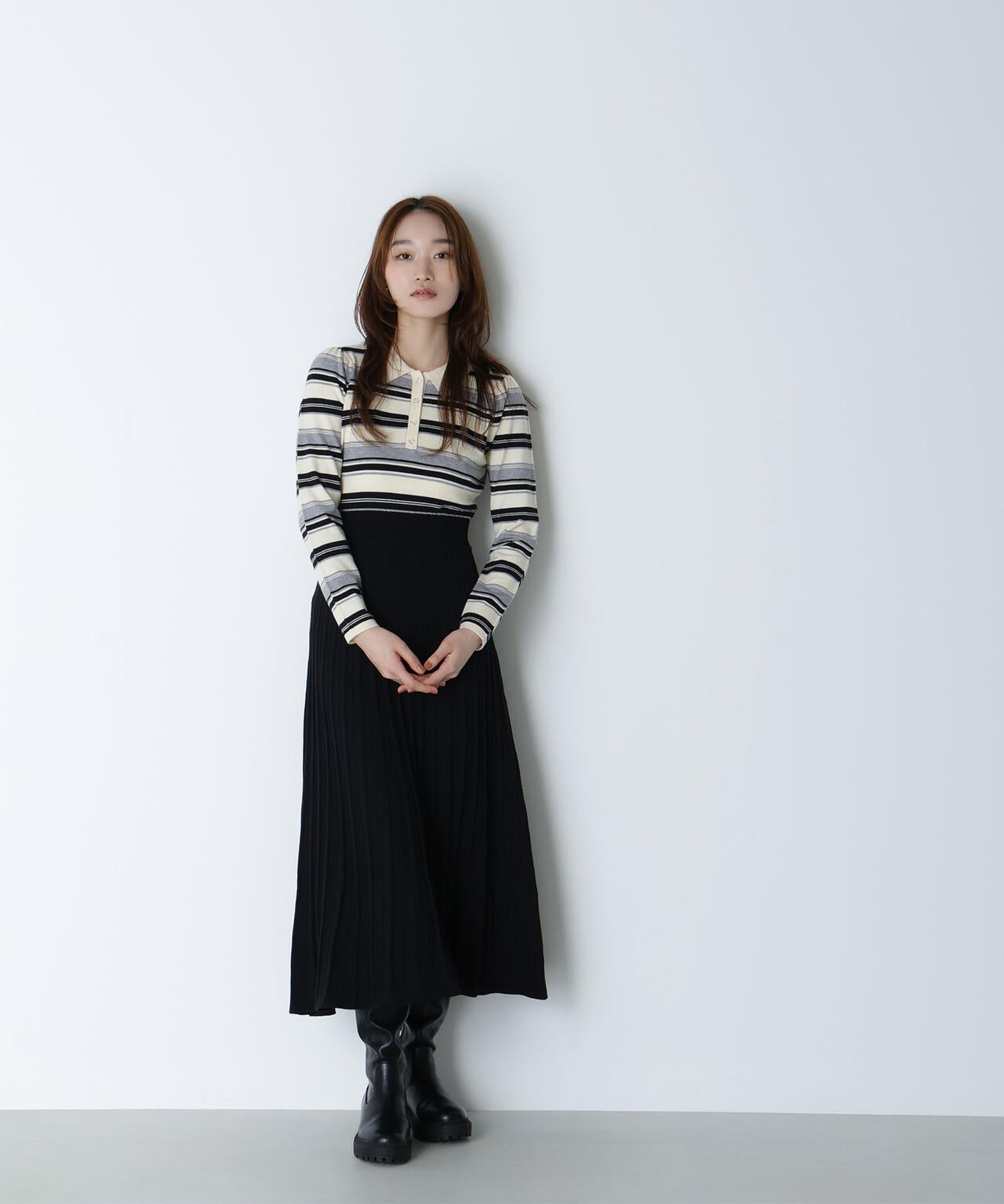 マルチボーダーワンピース | NATURAL BEAUTY BASIC（ナチュラル