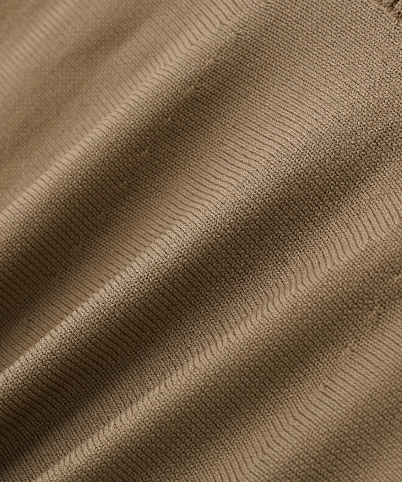 バイカラーハートネックニットワンピース