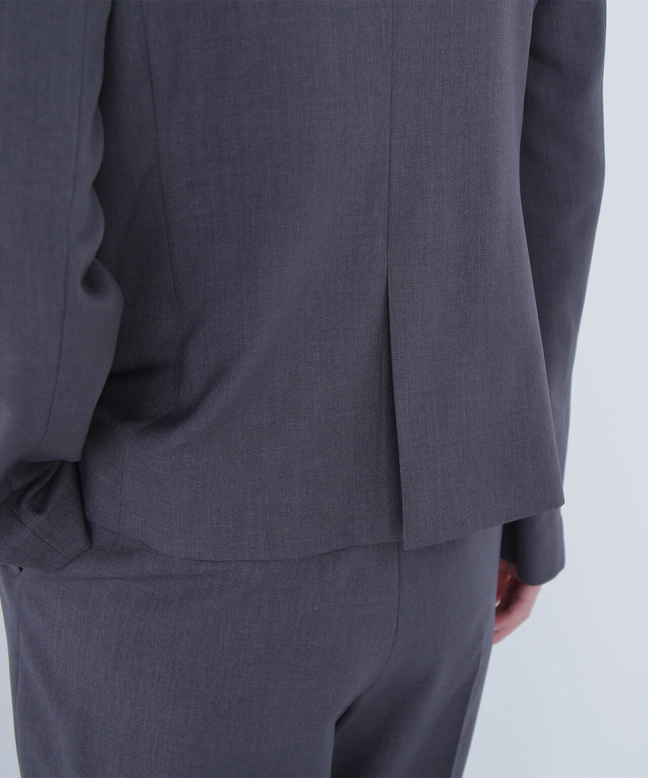 パウダリーツイルセットアップシリーズ ノーカラージャケット