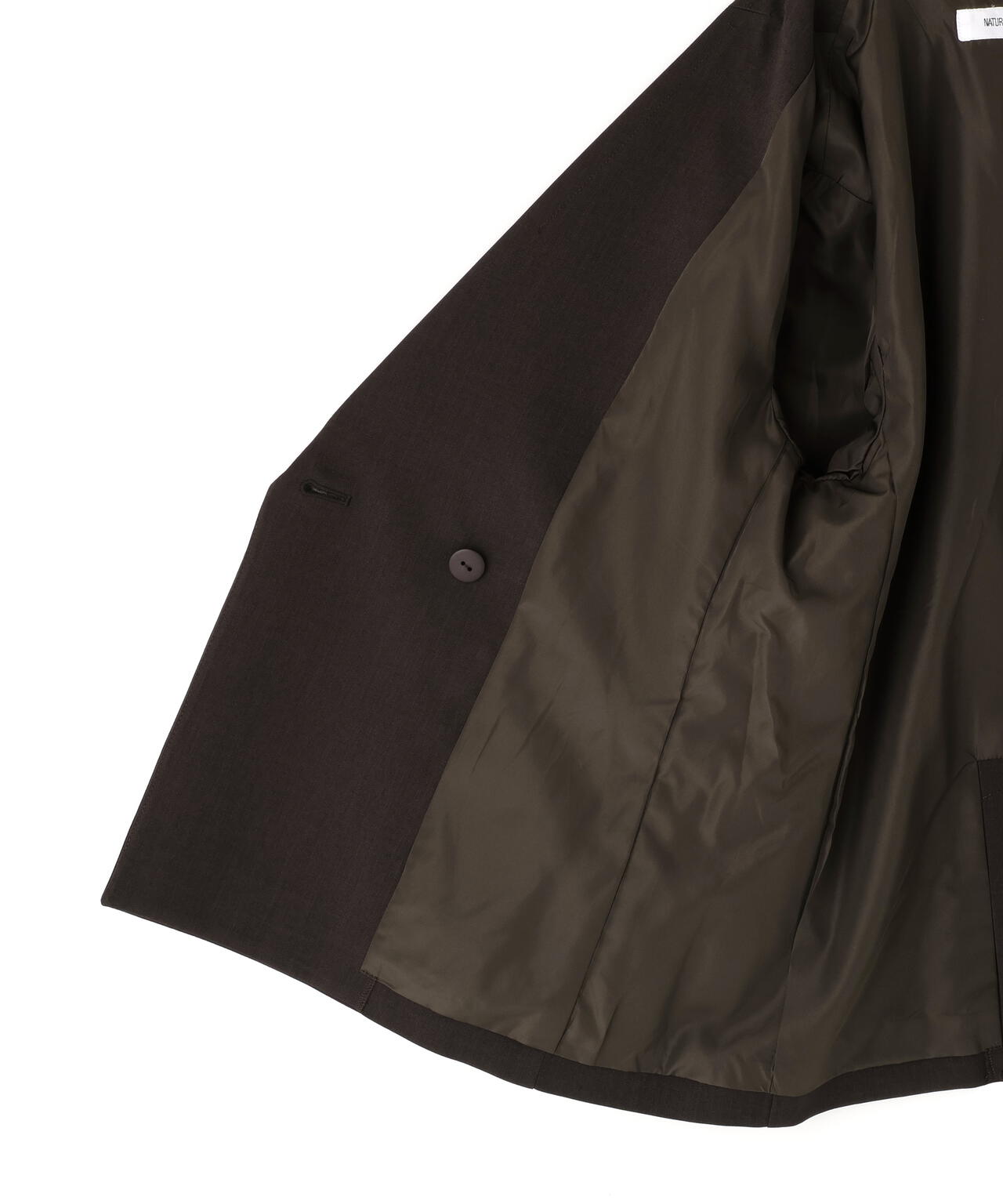 パウダリーツイルセットアップシリーズ　ダブルテーラードジャケット