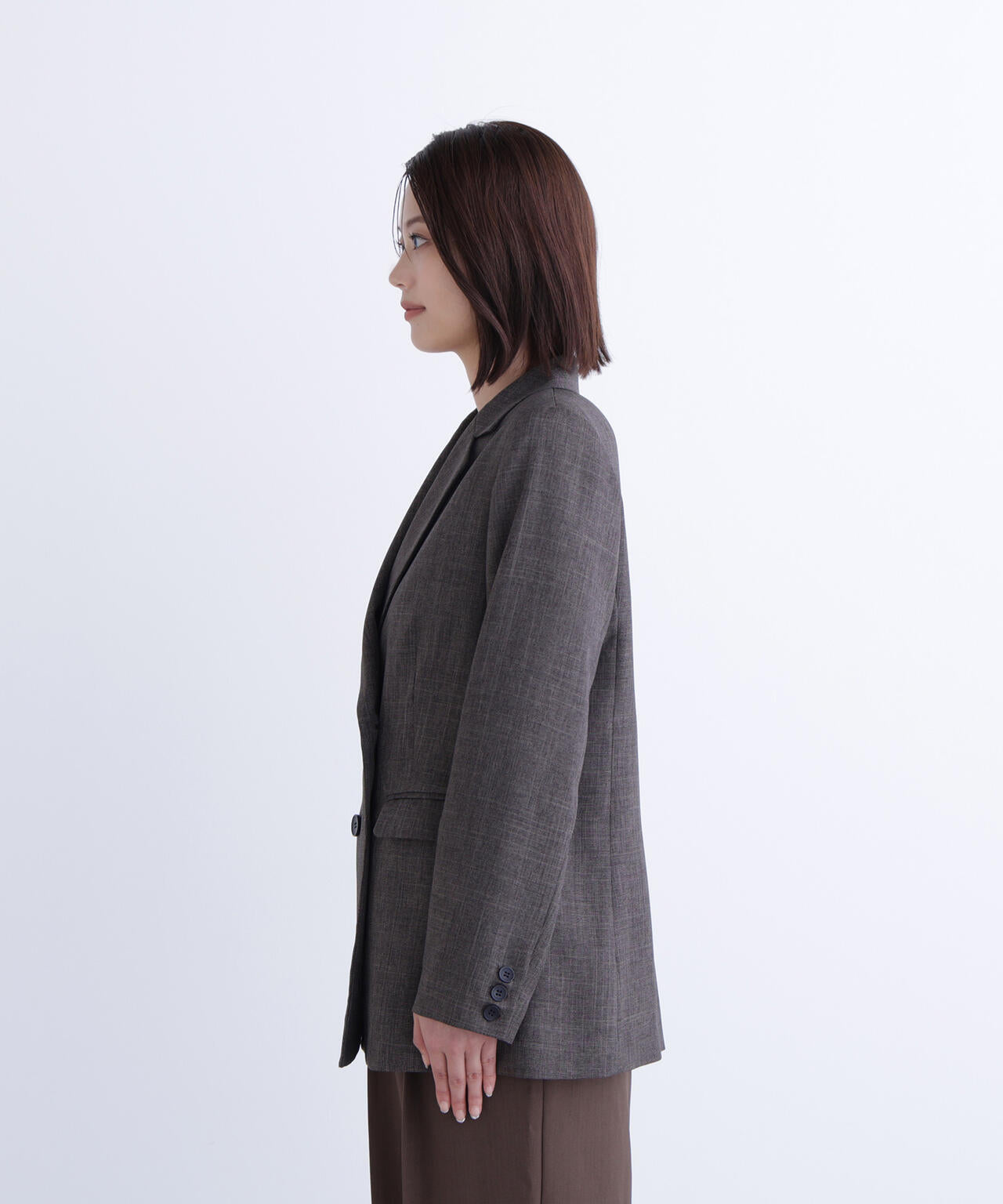 シャークスキン SETUPダブルブレストジャケット