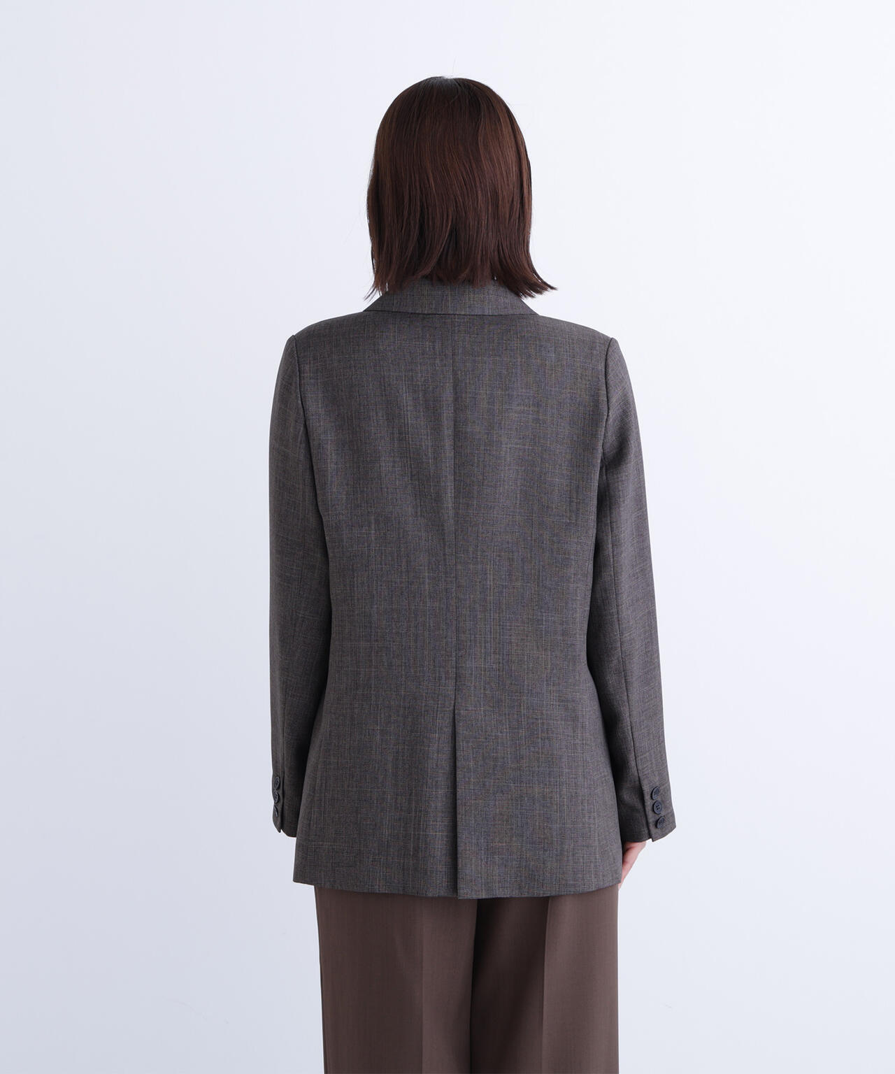 シャークスキン SETUPダブルブレストジャケット