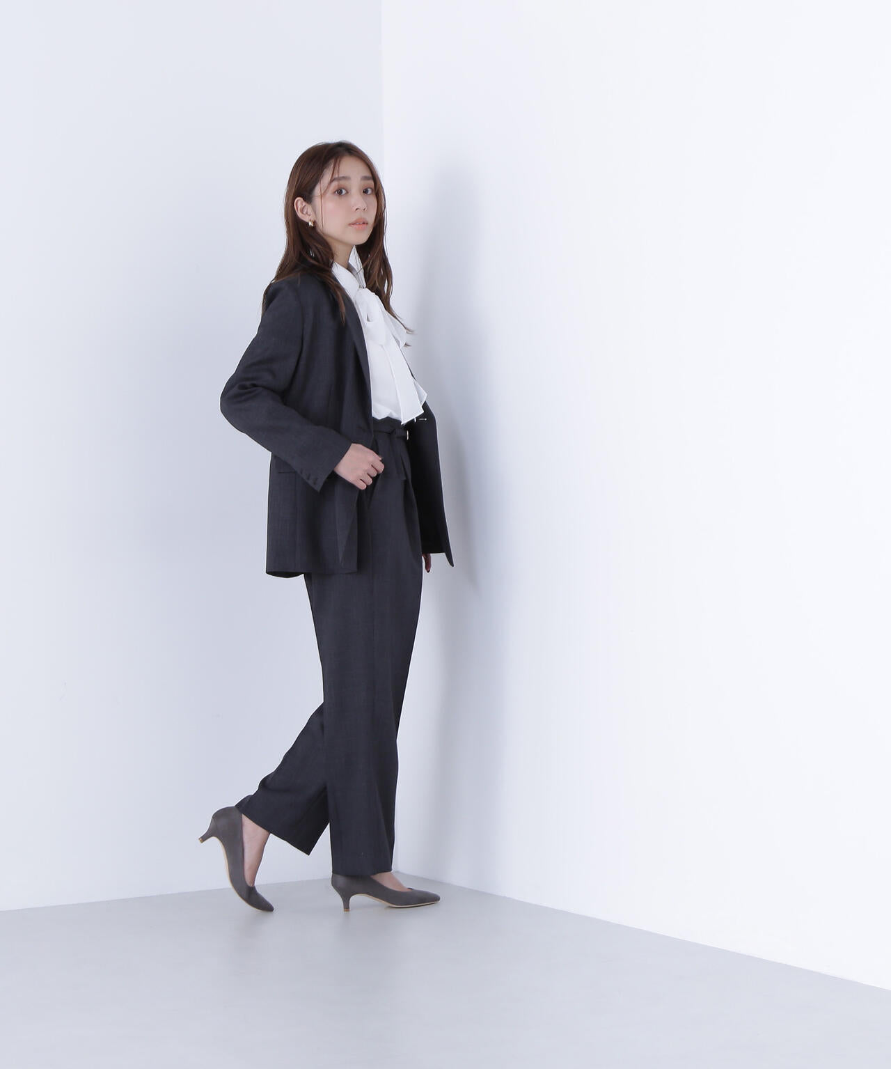 シャークスキン SETUPダブルブレストジャケット | NATURAL BEAUTY