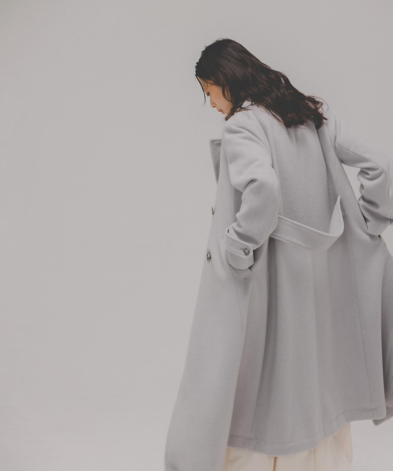 ビッグカラーダブルチェスターコート | NATURAL BEAUTY BASIC