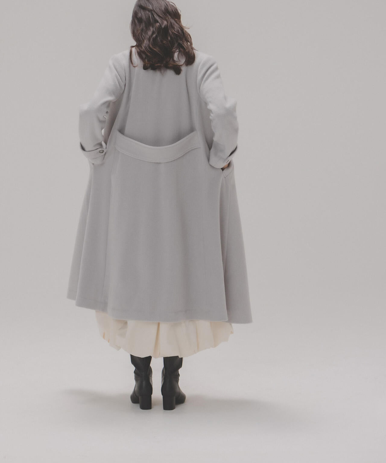 ビッグカラーダブルチェスターコート