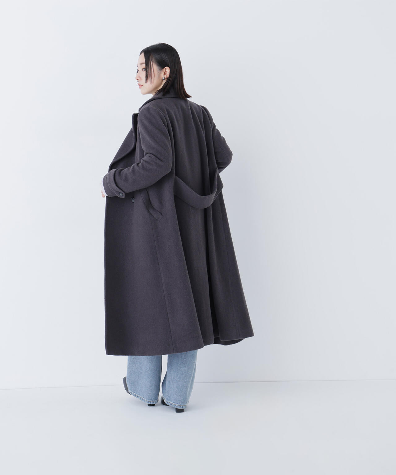 ビッグカラーダブルチェスターコート | NATURAL BEAUTY BASIC