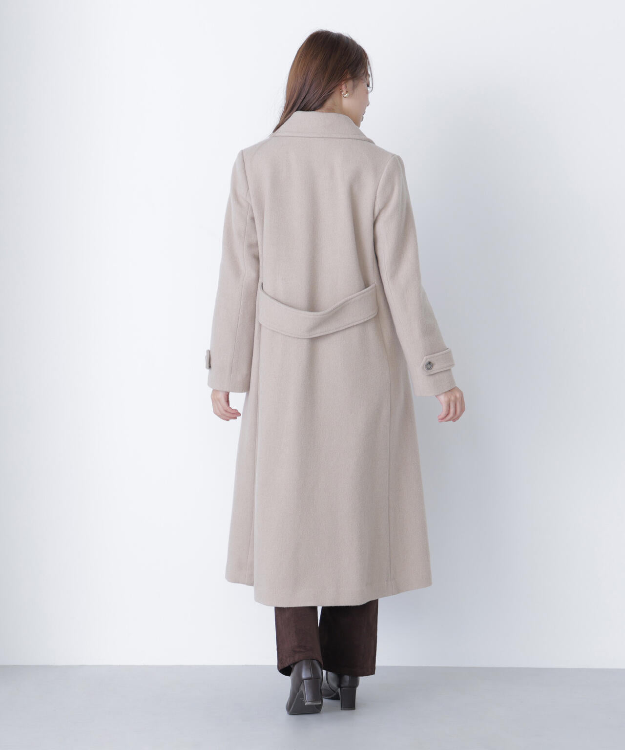 ビッグカラーダブルチェスターコート | NATURAL BEAUTY BASIC