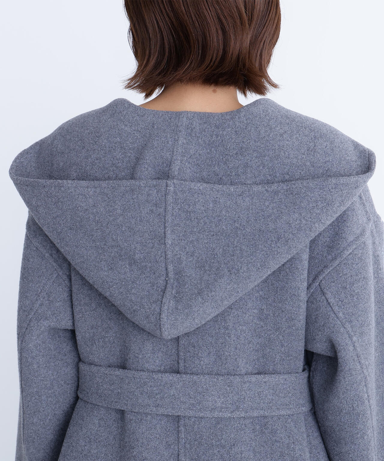 フーデッドロングコート