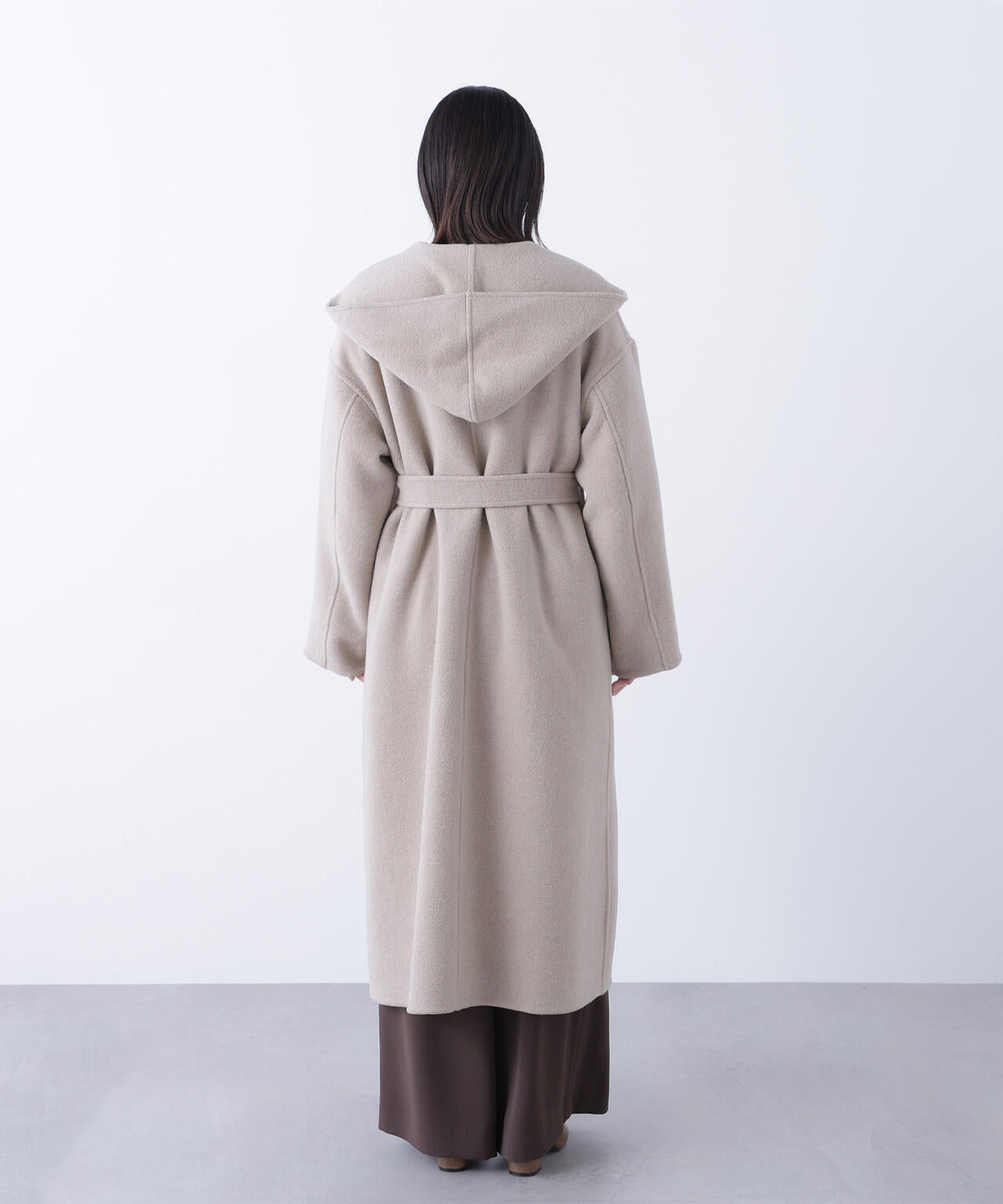フーデッドロングコート