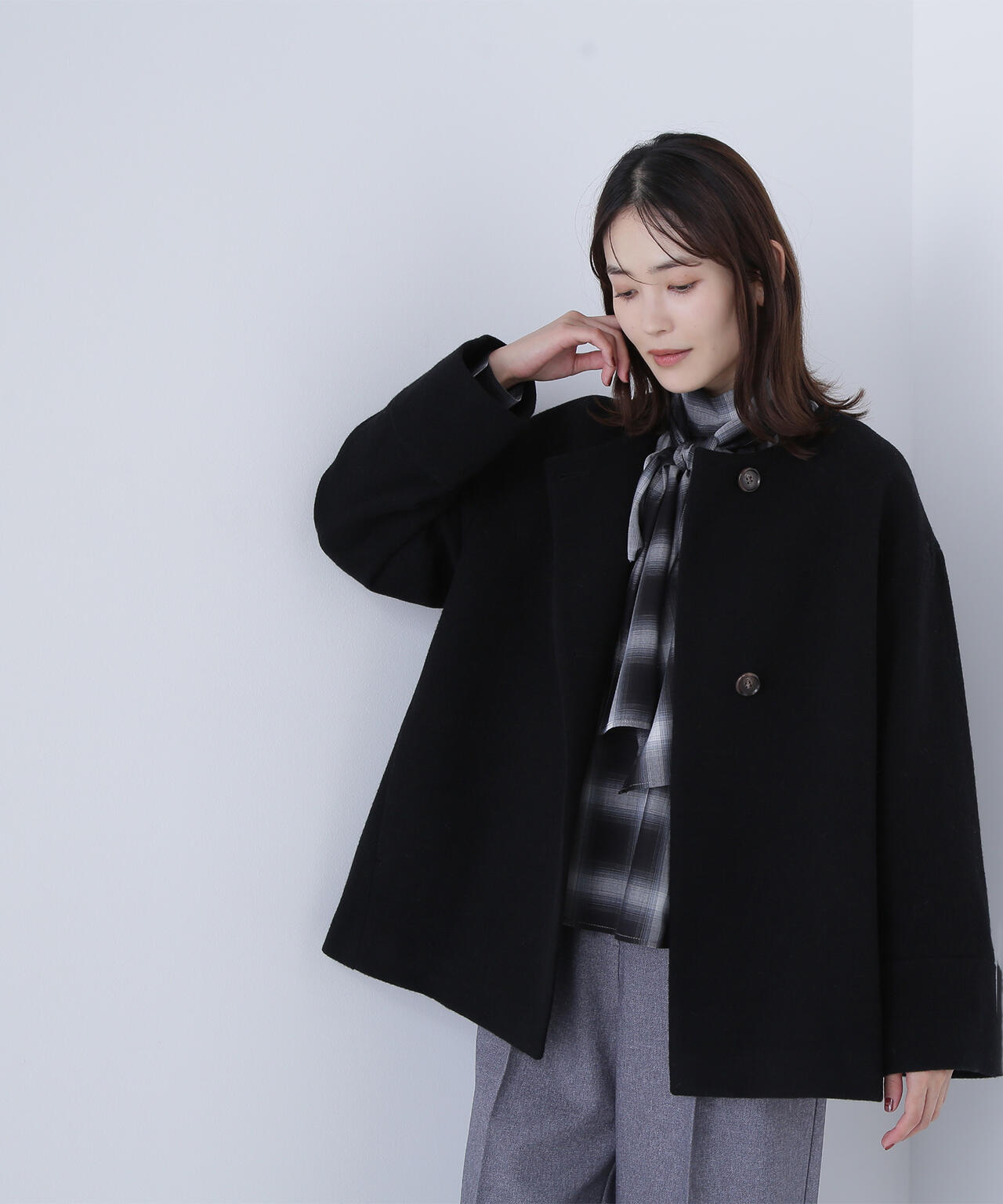 【sweet12月号掲載】【ちょうど、いい服】毎日に“ちょうどいい”カシミヤ混コート