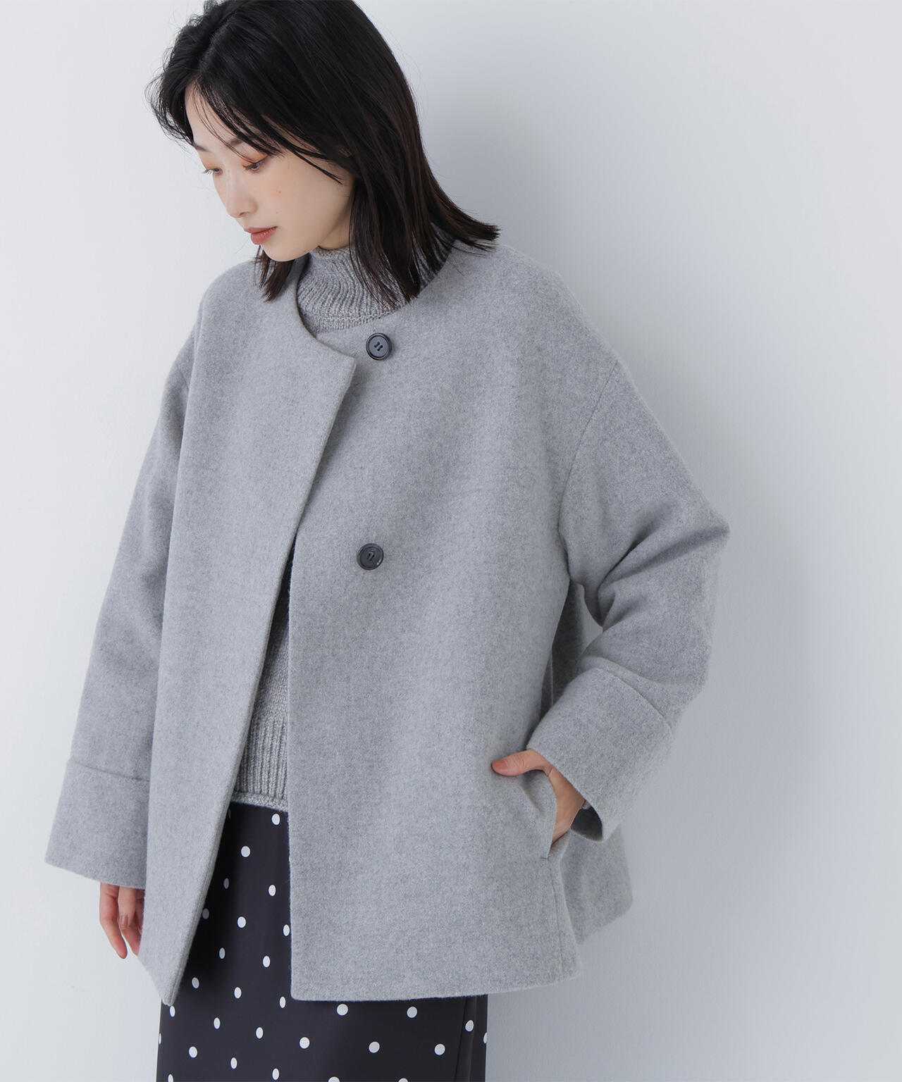 【sweet12月号掲載】【ちょうど、いい服】毎日に“ちょうどいい”カシミヤ混コート