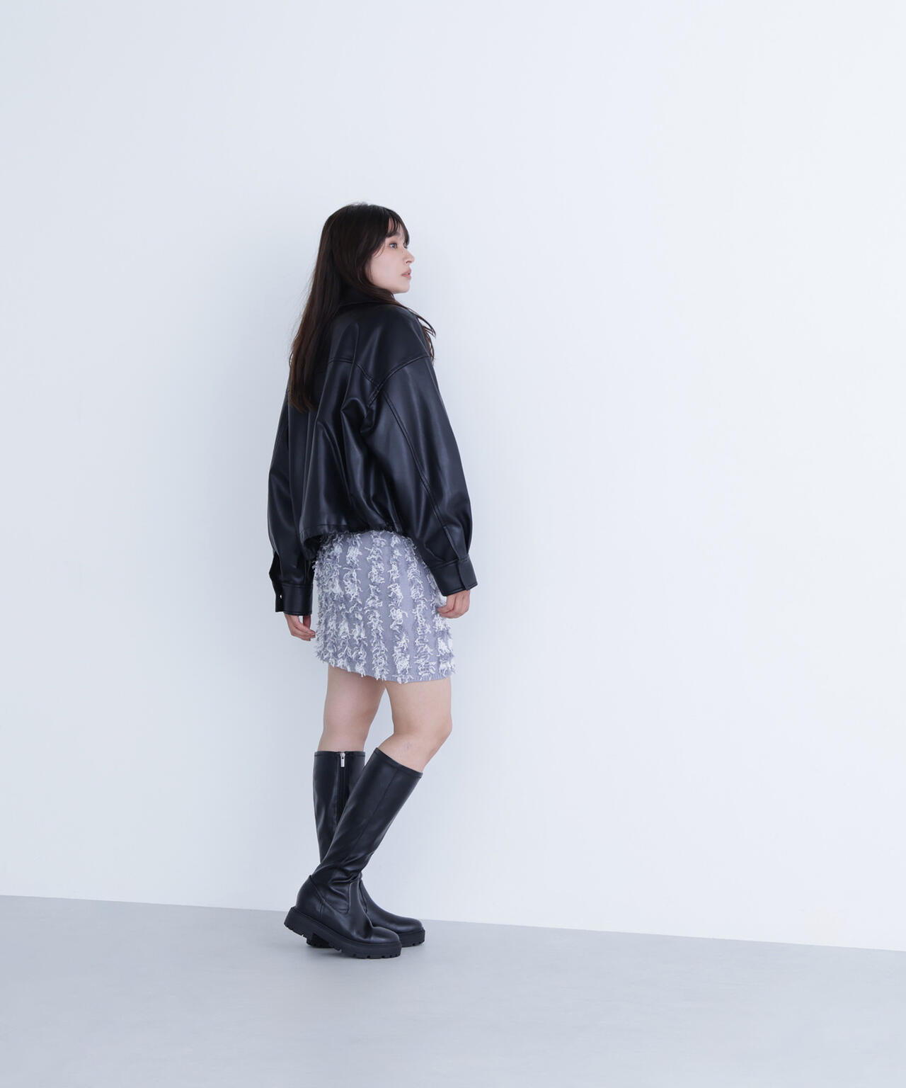 フェイクレザードロストブルゾン | NATURAL BEAUTY BASIC