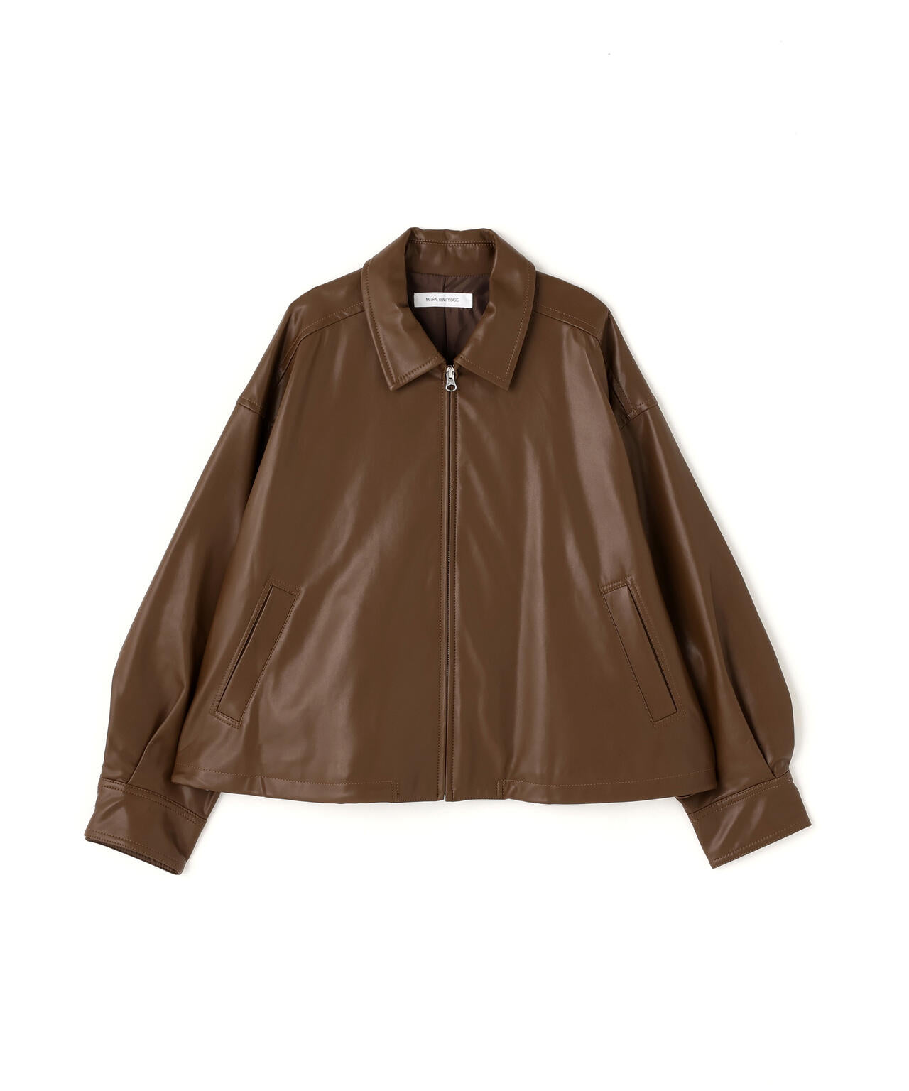 フェイクレザードロストブルゾン