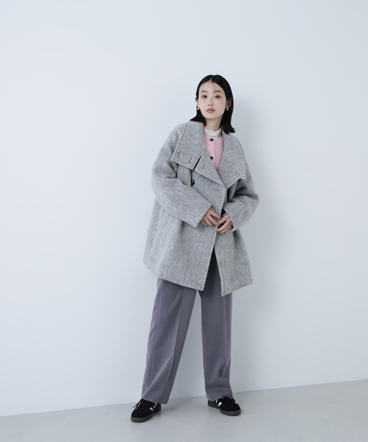 Oggi掲載】スタンドネックシャギーミディコート | NATURAL BEAUTY