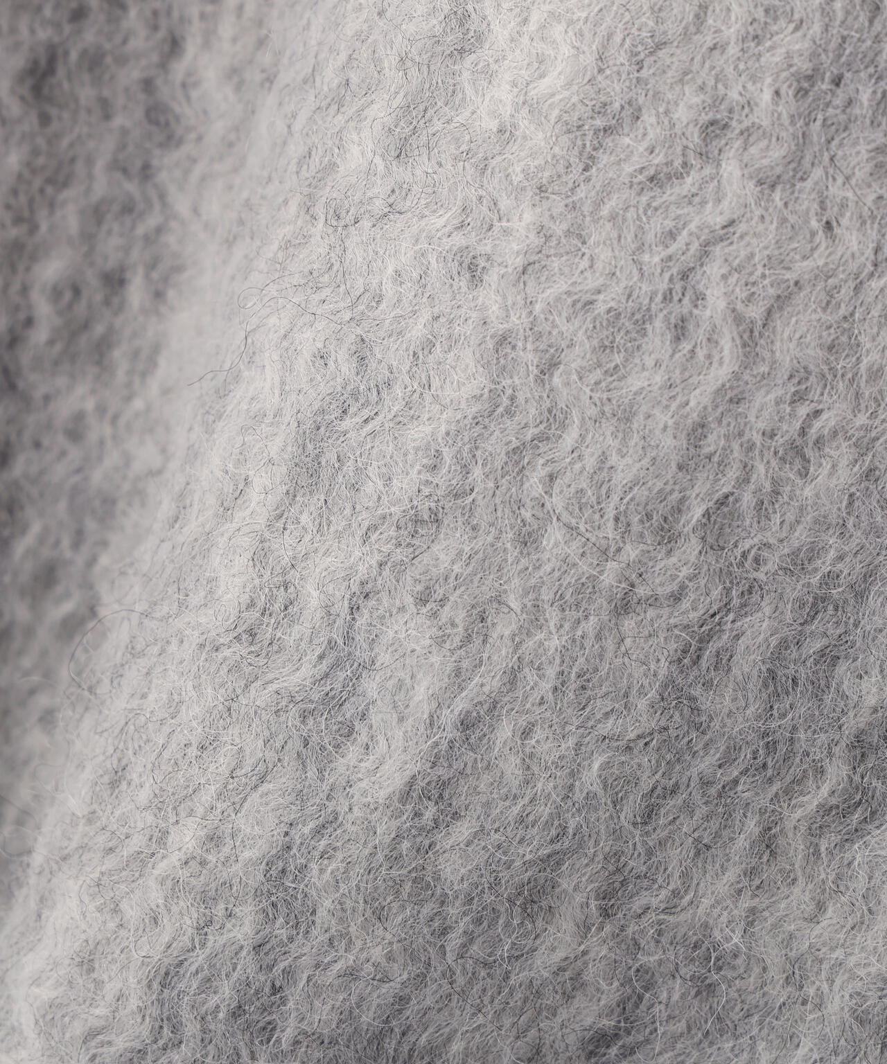 【Oggi掲載】スタンドネックシャギーミディコート