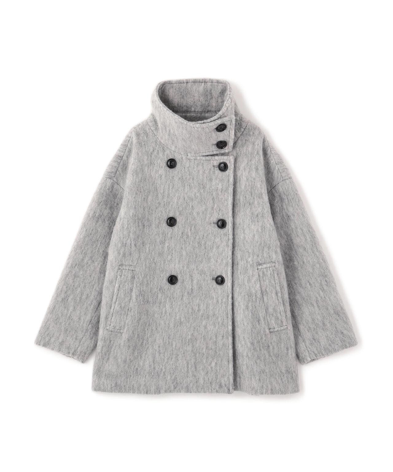 【Oggi掲載】スタンドネックシャギーミディコート