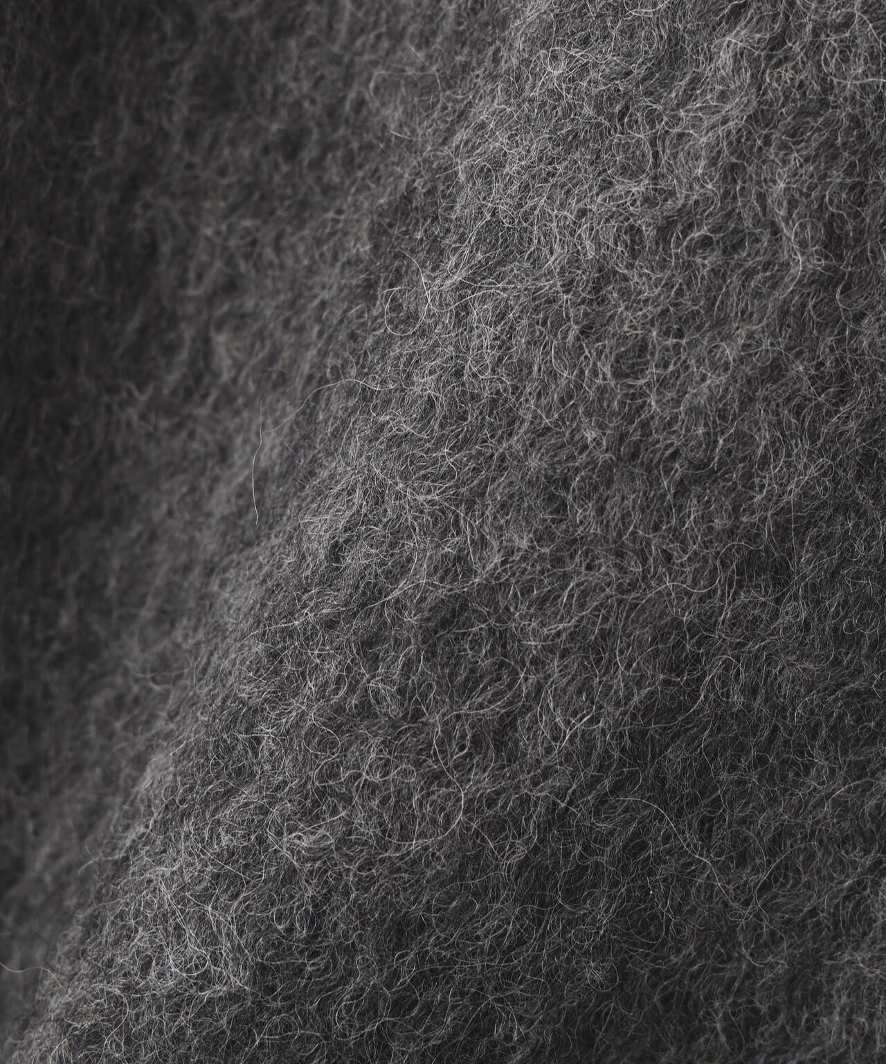 【Oggi掲載】スタンドネックシャギーミディコート