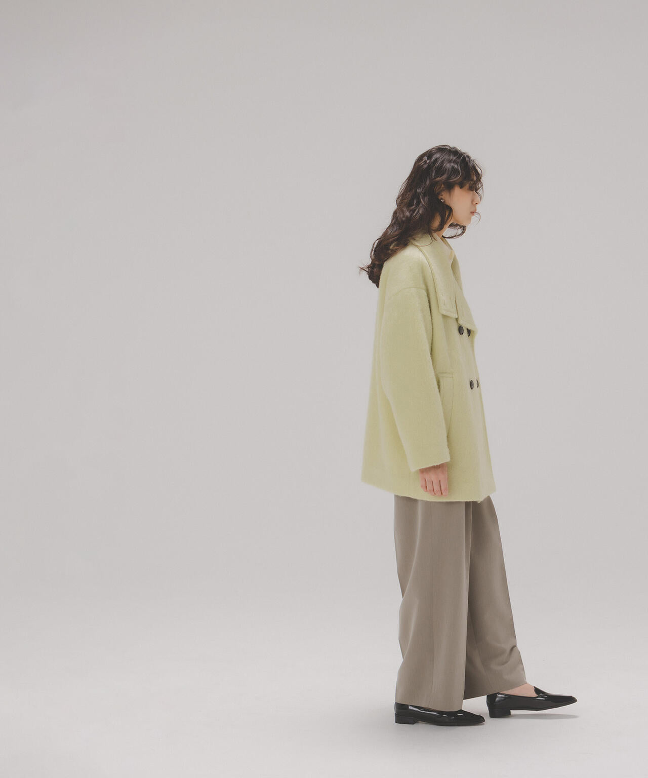 Oggi掲載】スタンドネックシャギーミディコート | NATURAL BEAUTY