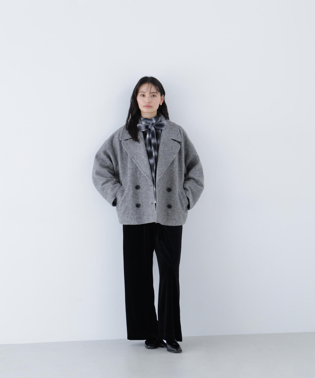 ウーリーフォルムハーフコート | NATURAL BEAUTY BASIC