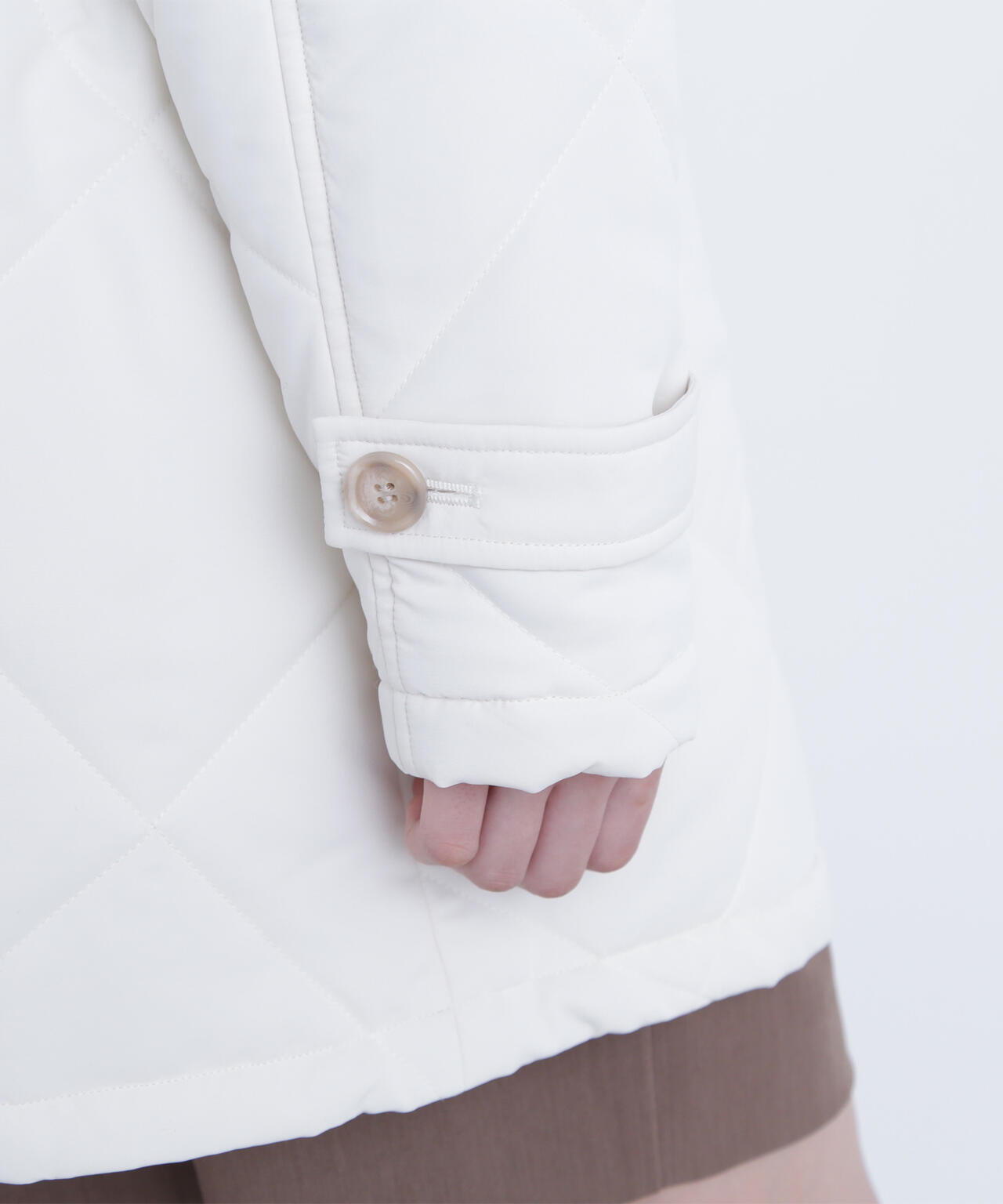 2wayダイヤキルティングブルゾン