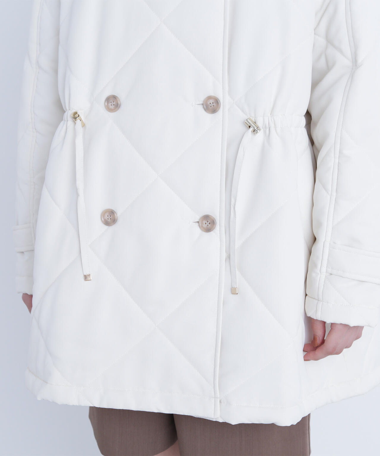 2wayダイヤキルティングブルゾン