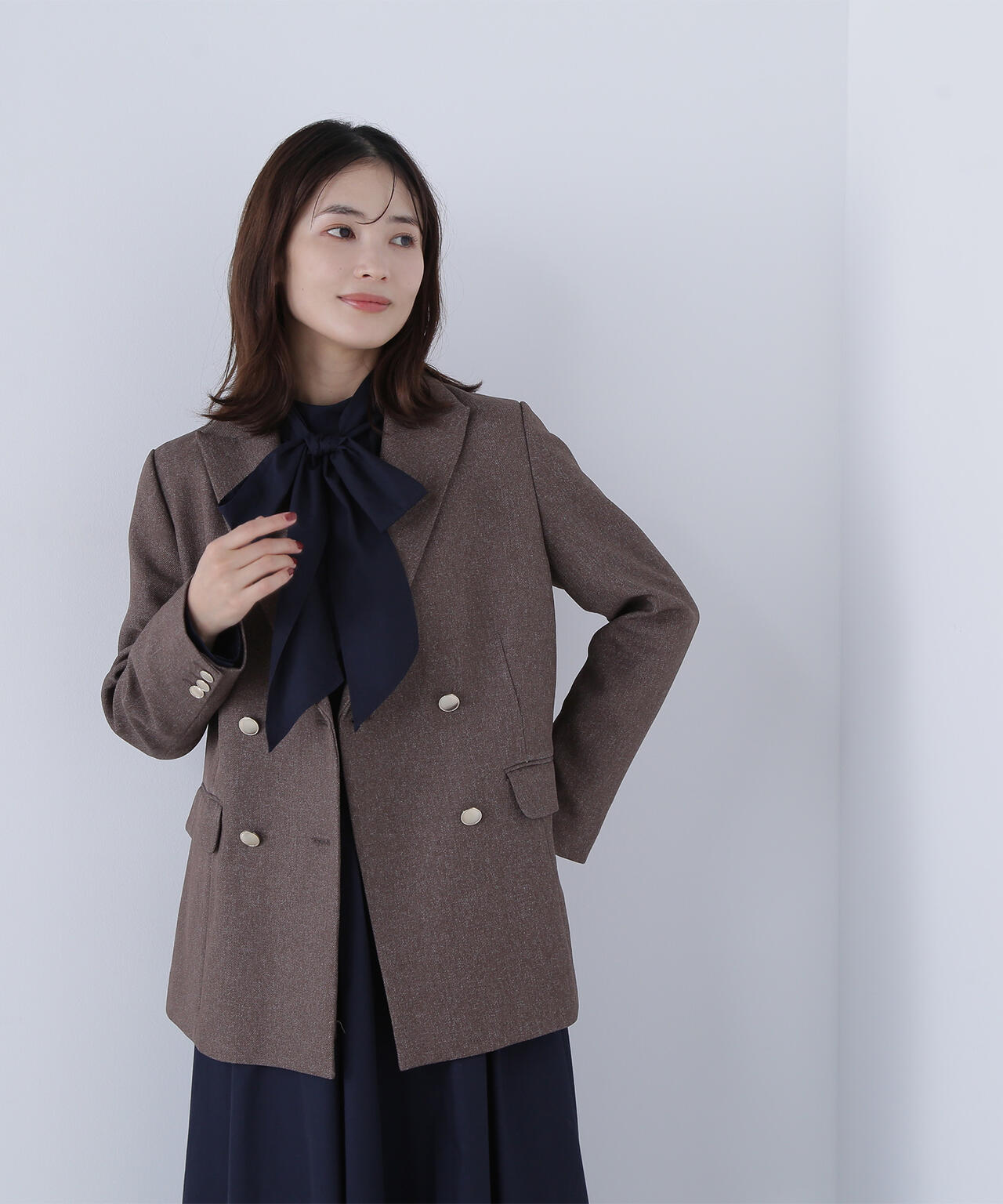 ＜CLASSY. お仕事名品Award 2025＞「ジャケット賞」ダブルブレストボクシージャケットII