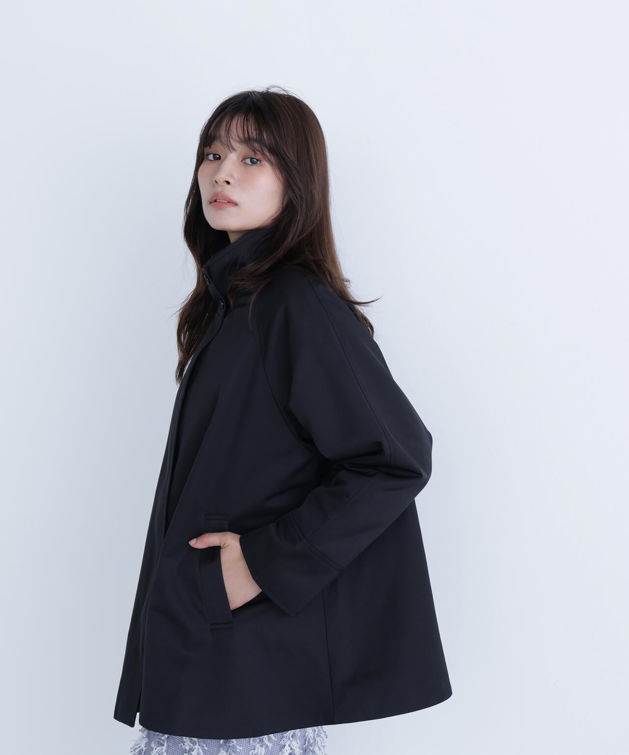 スタンドネックテントラインブルゾン | NATURAL BEAUTY BASIC