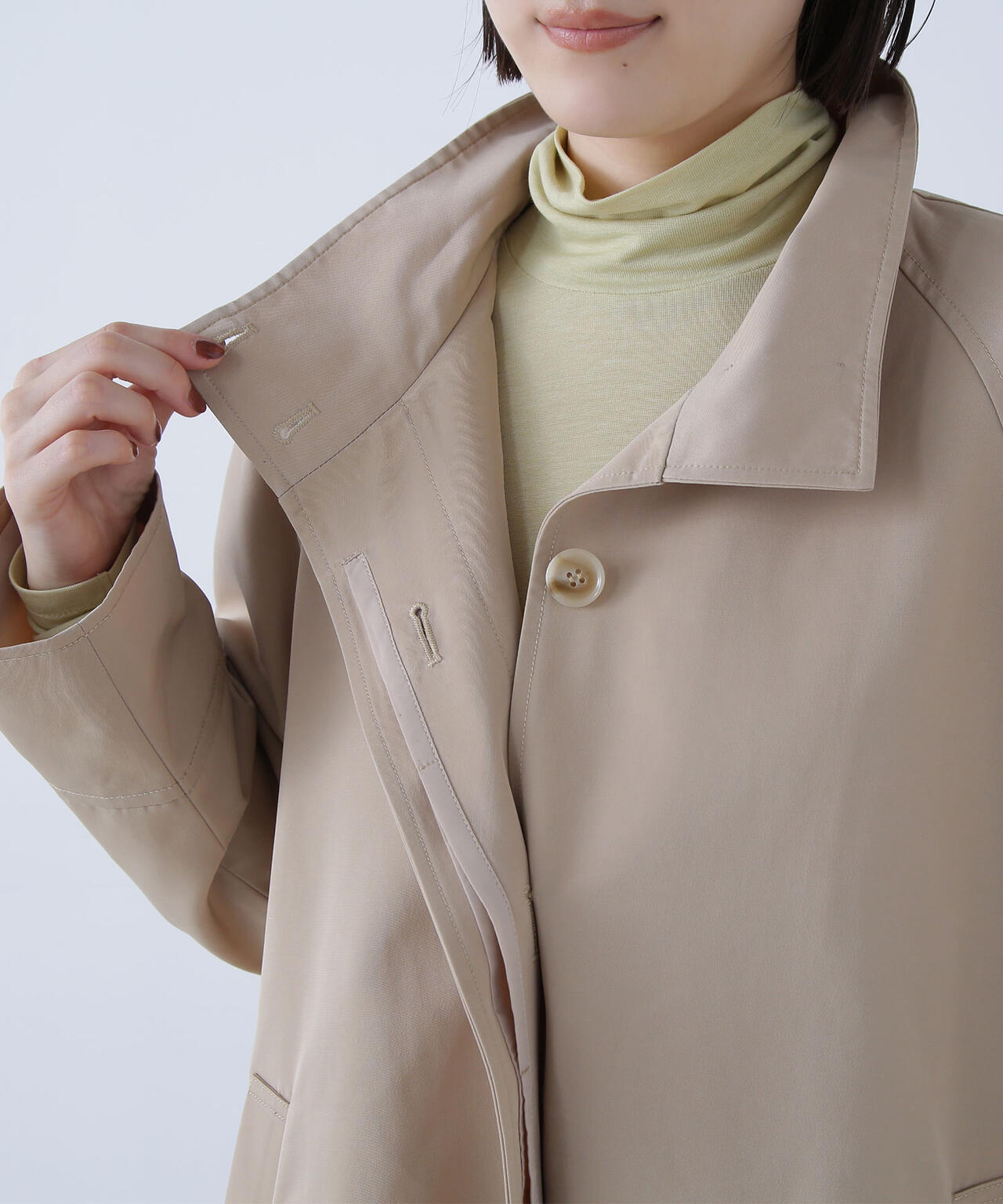 スタンドネックテントラインブルゾン | NATURAL BEAUTY BASIC