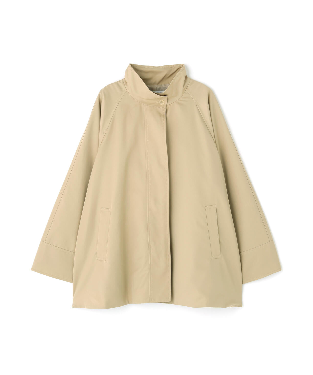 スタンドネックテントラインブルゾン