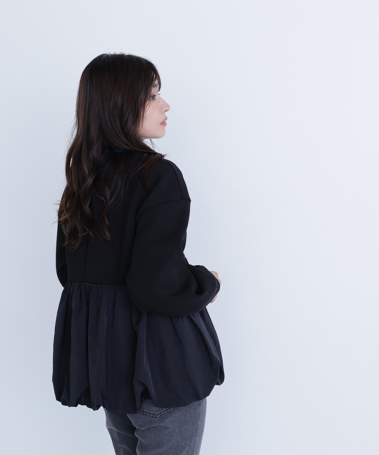 ダンボールドッキングペプラムブルゾン | NATURAL BEAUTY BASIC