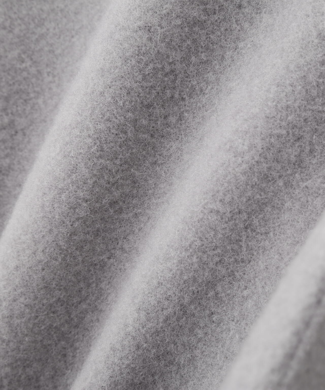 ノーカラーミドルコート