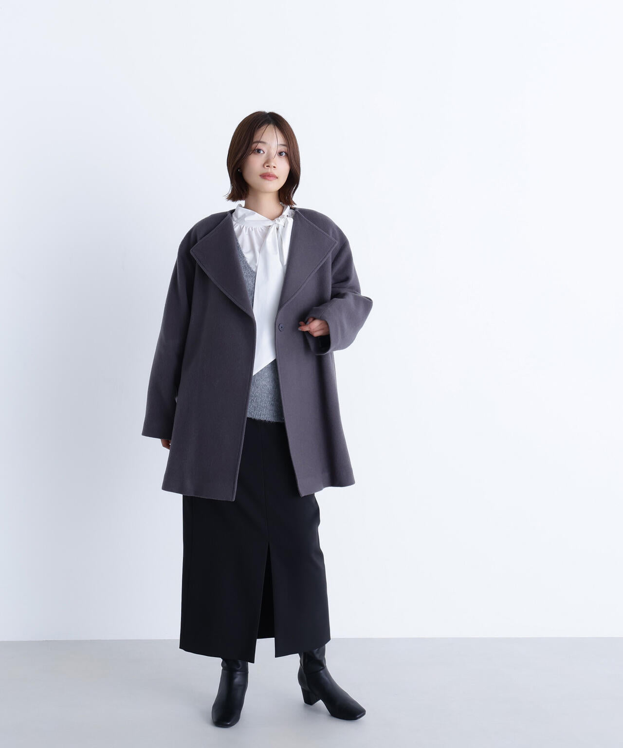 NATURAL BEAUTY BASIC ベルテッドコート NATURAL BEAUTY BASIC｜ベルテッドコート 24AW | Rakuten