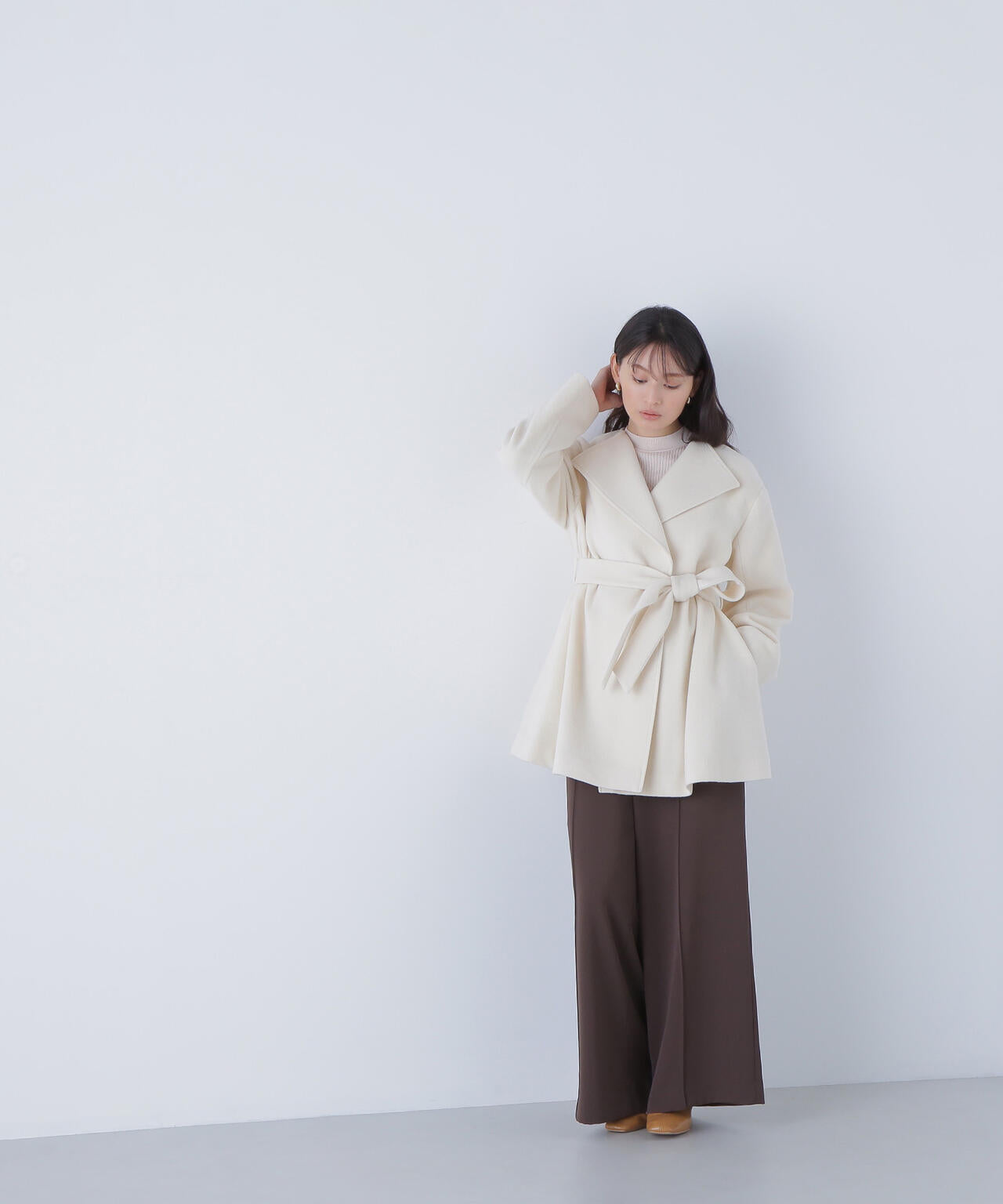 ベルテッドミディコート | NATURAL BEAUTY BASIC（ナチュラル