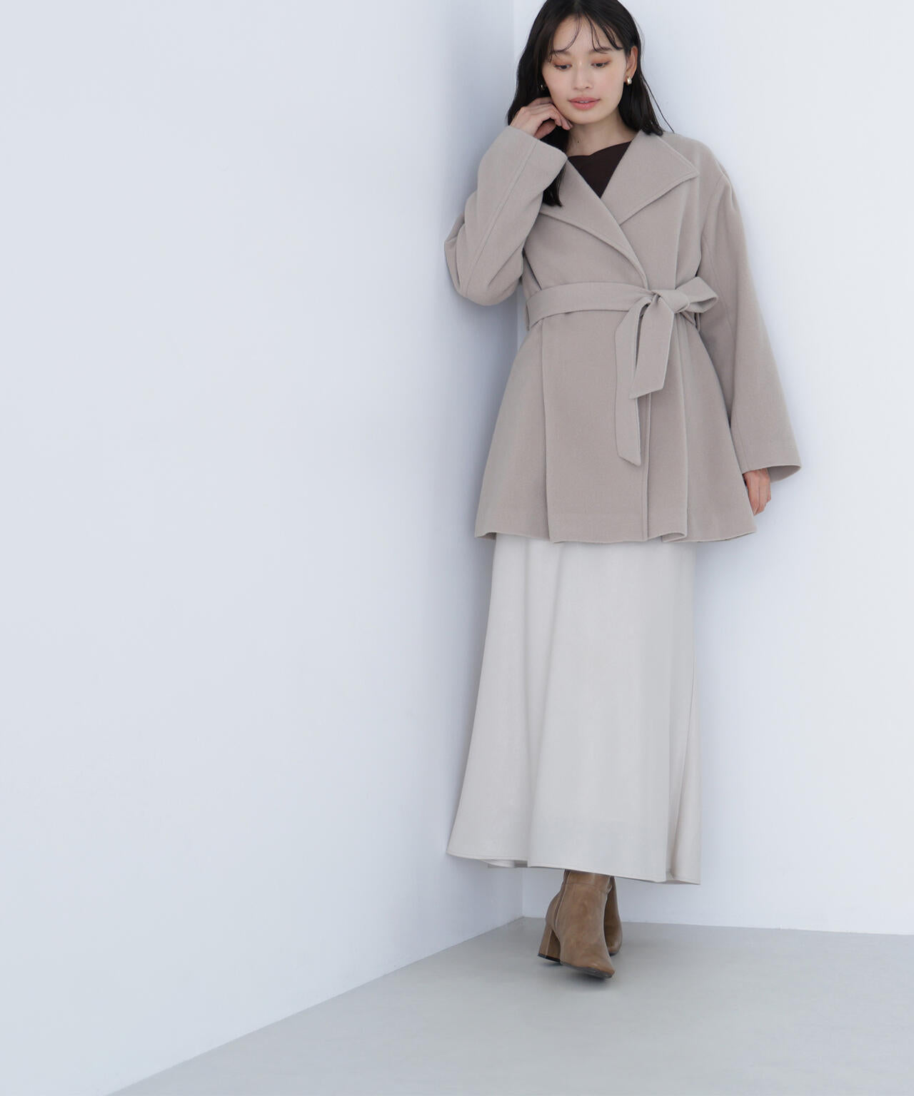 ベルテッドミディコート | NATURAL BEAUTY BASIC（ナチュラル