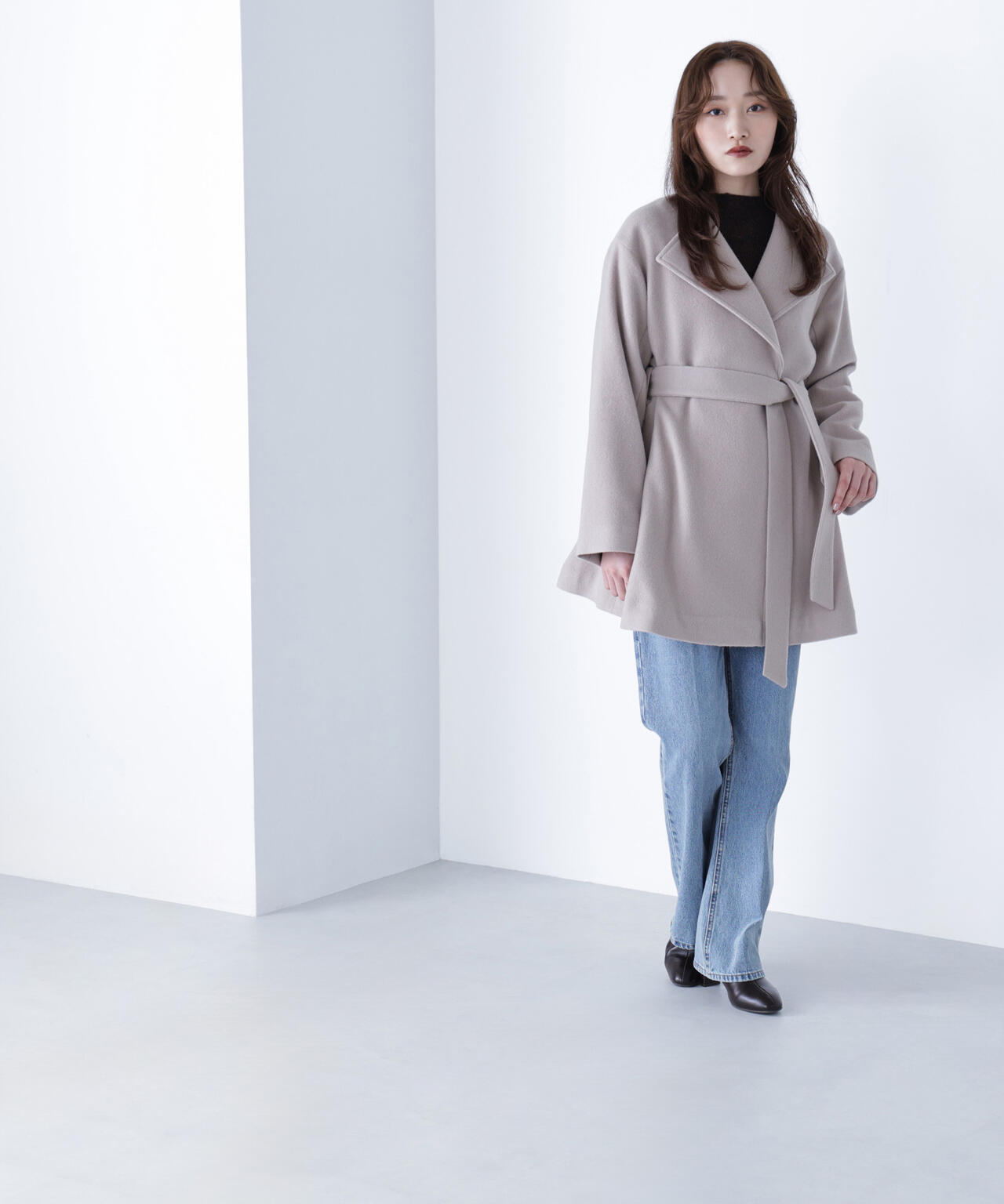 NATURAL BEAUTY BASIC ベルテッドミディコート ベルテッドミディコート | NATURAL BEAUTY BASIC（ナチュラル