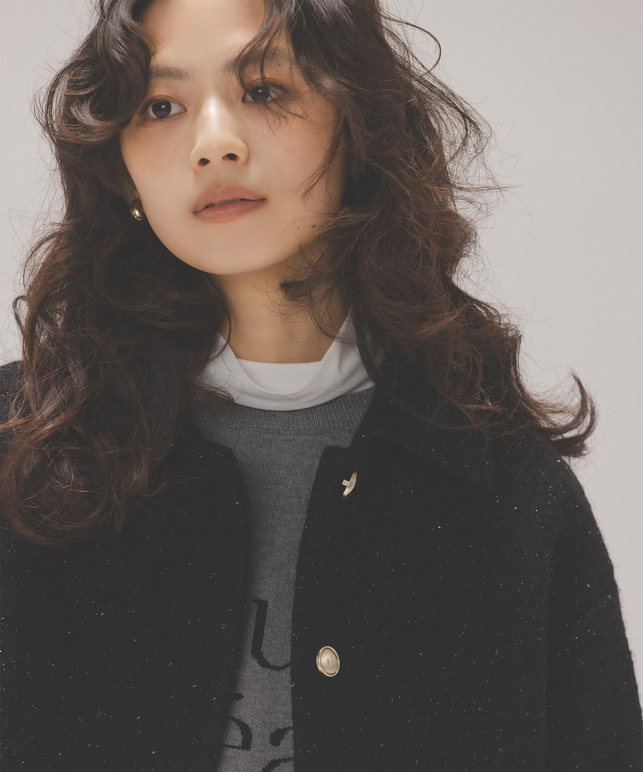 NATURAL BEAUTY BASIC ステンカラーショートブルゾン　黒 ステンカラーショートブルゾン | NATURAL BEAUTY BASIC（ナチュラル