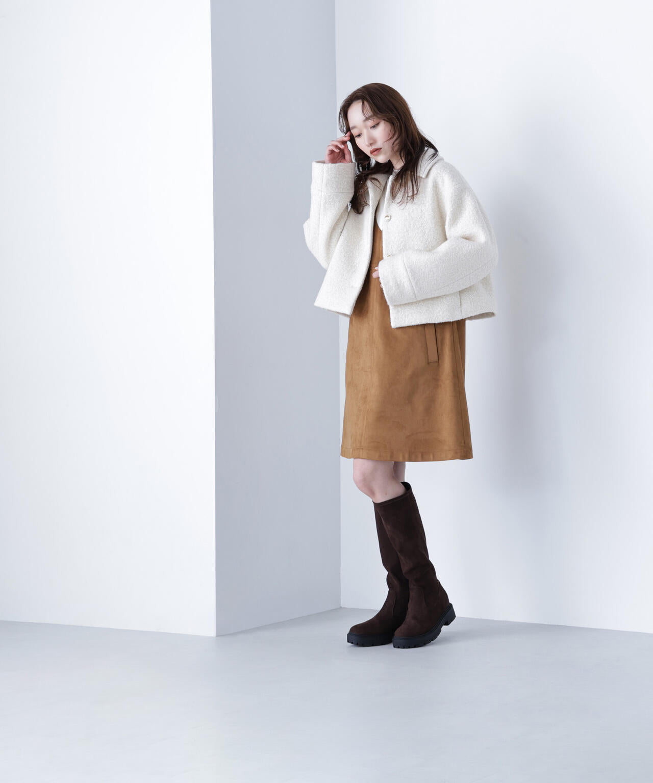 ステンカラーショートブルゾン | NATURAL BEAUTY BASIC（ナチュラル