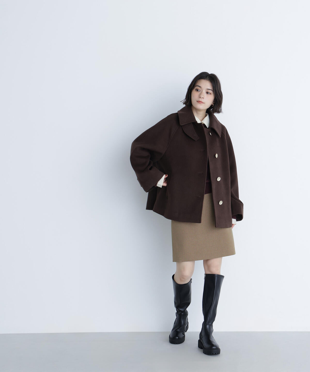 ルミネ・ルクア・mix.tokyo 限定カラー：ダークブラウン2】ステン