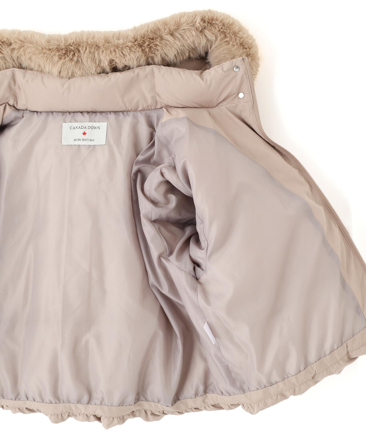 フードファーショートダウン | NATURAL BEAUTY BASIC（ナチュラル